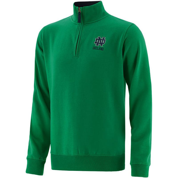 Notre dame quarter zip sweatshirt online