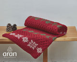 Christmas Aran Throw