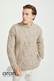 Roll Neck Heritage Aran Crew