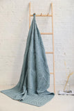 Patchwork Throw - Mist