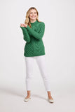 Aysmmetrical Pattern Rollneck Sweater