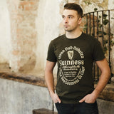 Guinness Gaelic Label Tee - Khaki Green