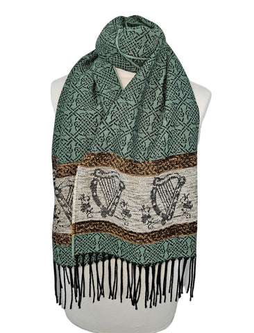 Celtic Harp Scarf - Meadow