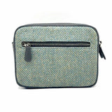 Harris Tweed Camera Bag - Turquoise Herringbone