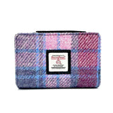 Harris Tweed Zip Purse - Pastel Pink