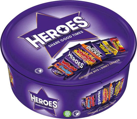 Cadbury Heros Tub 600g (21.1oz)