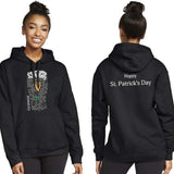 St. Patrick's Day Guinness Shamrock Pint Black Hoodie