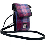 Harris Tweed Mini Cross Body Bag - Pastel Pink