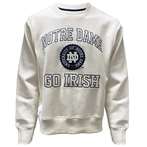 Notre Dame "Go Irish" Sweatshirt - Cream