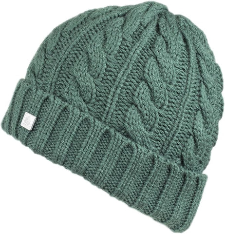 Aran Cable Hat - Green