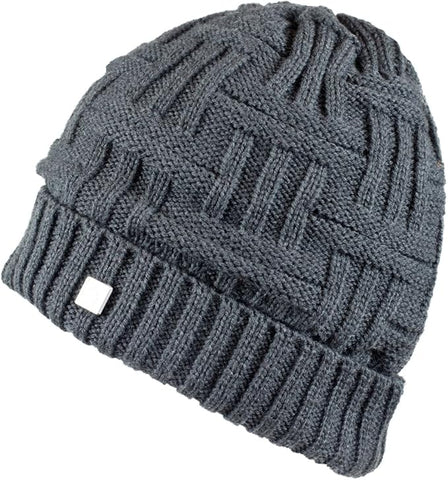 Basket Weave Hat - Charcoal