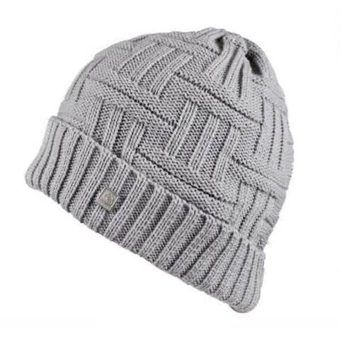 Basket Weave Hat - Light Grey