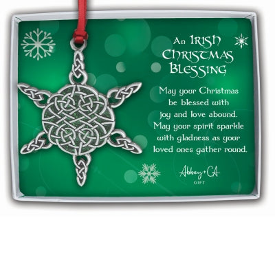 Celtic Snowflake Ornament