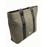 Harris Tweed Shopper Tote - Country Green