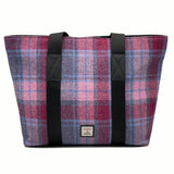 Harris Tweed Shopper Tote - Pastel Pink