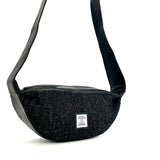 Harris Tweed Sling Bag - Charcoal