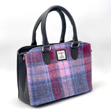 Harris Tweed Top Handle Bag - Pink Pastel