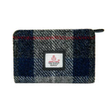 Harris Tweed Zip Purse - Blue Check