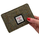 Harris Tweed Zip Purse - Country Green