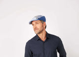 Patchwork Linen Grey Touring Cap