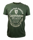 Guinness Gaelic Label Tee - Khaki Green