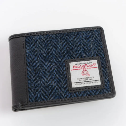 Harris Tweed BiFold Wallet - Blue