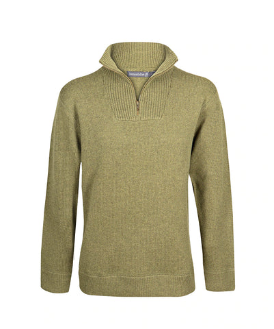 Irish Troyer Sweater, quarter zip sweater for men