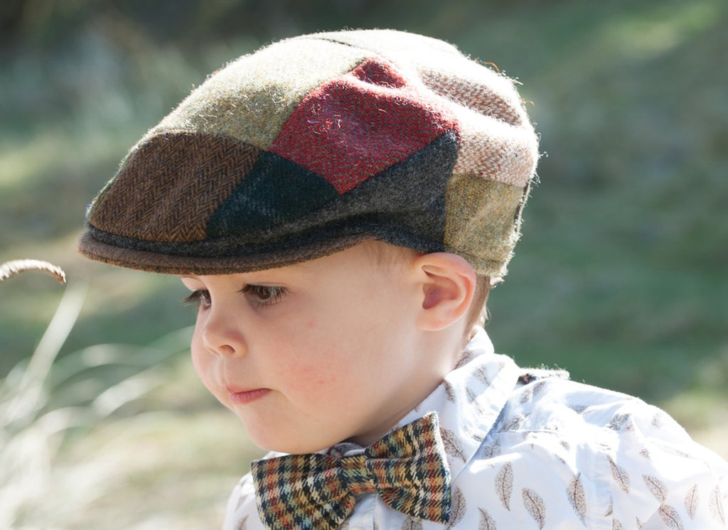 bijtend vervorming in tegenstelling tot Child's Patchwork Tweed Flatcap – The Counties of Ireland